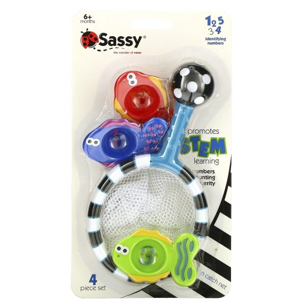 SASSY COUNT N' CATCH NET TOY 6M+