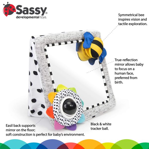 SASSY FLOOR MIRROR TOY 0M+