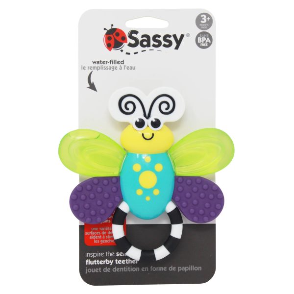 SASSY FLUTTERBY CHILL TEETHER 3M+