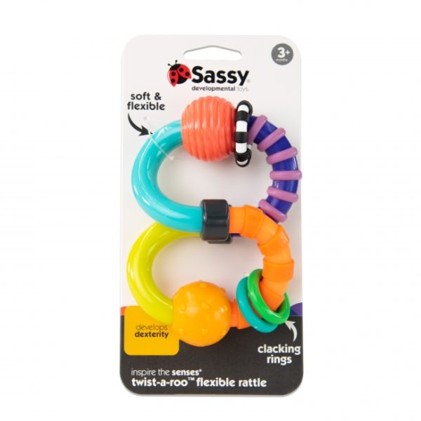 SASSY TWISTER-ROO RATTLE 3M+