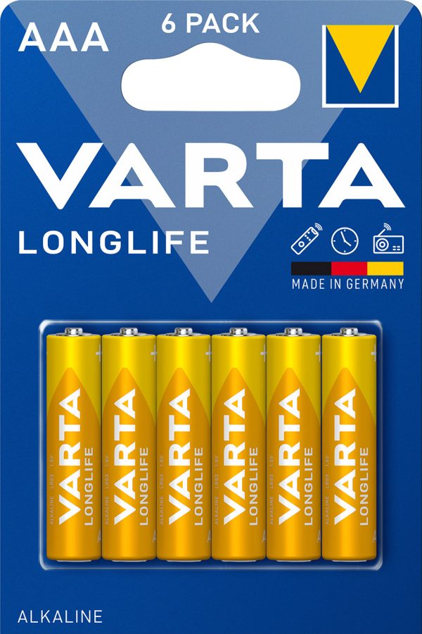 VARTA BATTERIES AAA 4PACK