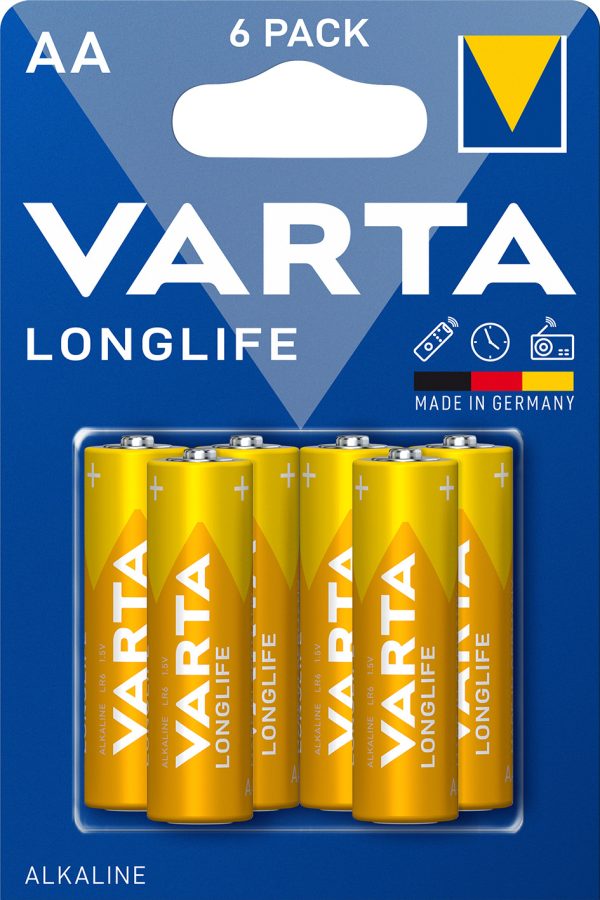 VARTA BATTERIES AA 6PACK