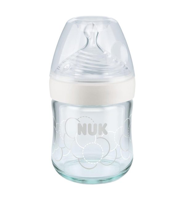 NUK BTL 120ML GL 1M NAT SEN