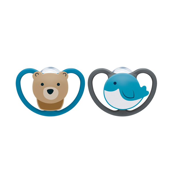 NUK PACIFIER SIL S3 SPACE X2BOX - Image 2