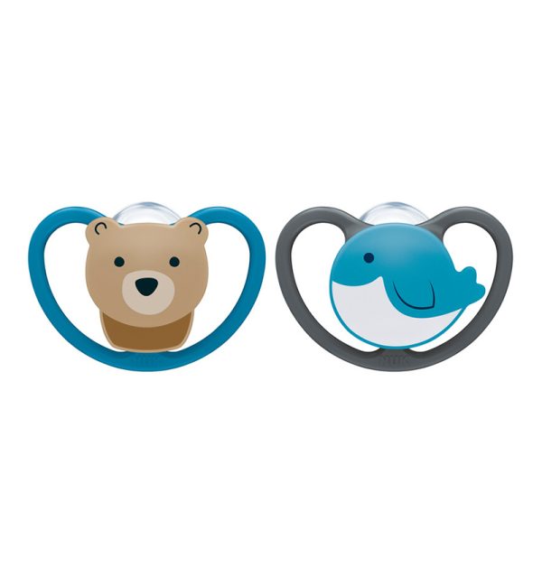 NUK PACIFIER SIL S1 SPACE X2BOX