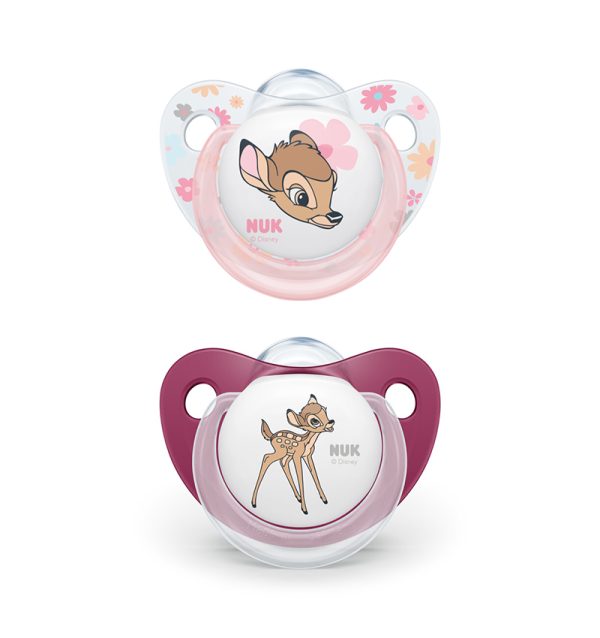 NUK PACIFIER SIL S2 BAMBI X2BOX