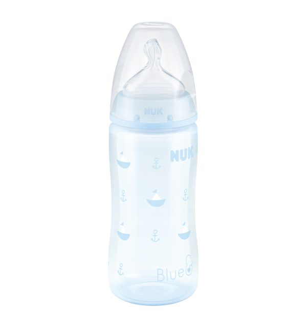 NUK BTL 300ML SIL 1M FC+ ROSE