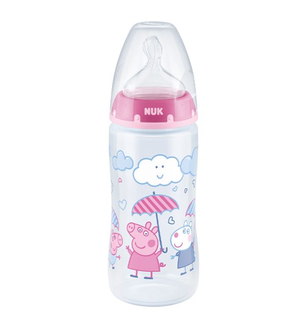 NUK BTL 300ML SIL 2M FC+ PEPPA