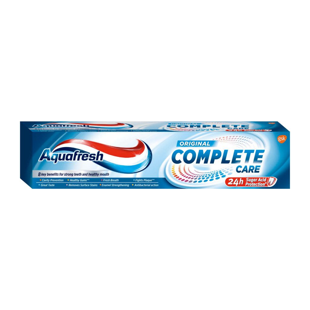 AQUAFRESH TOOTHPASTE COMPLETE CARE 100ML – Ta' Ganza