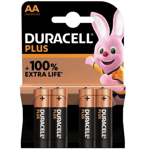 DURACELL PLUS POWER AA BY4