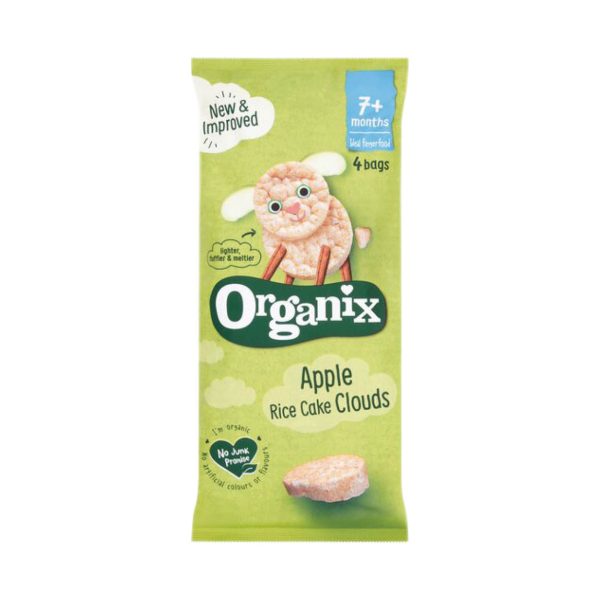 ORGANIX APPLE RICE CAKE CLOUDS MULTIPACK 72G