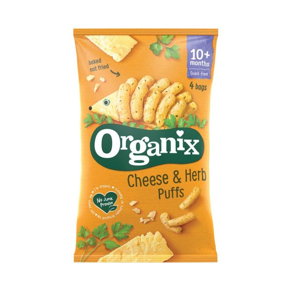 ORGX 12M+ SNACKS CHEESE HERBS PUFFS