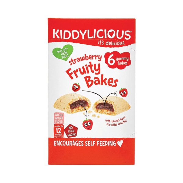 KIDDY 12M+ S.BERRY FRUITY BAKES 6X22GRS