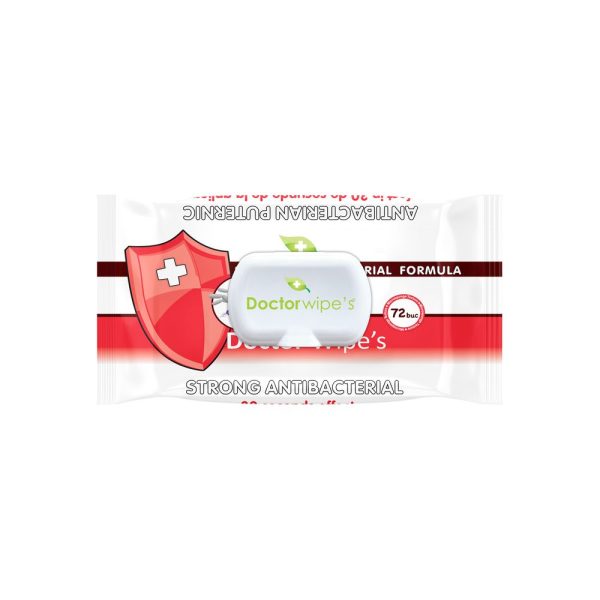 DOCTOR WIPES ANTIBACTERIAL BY72