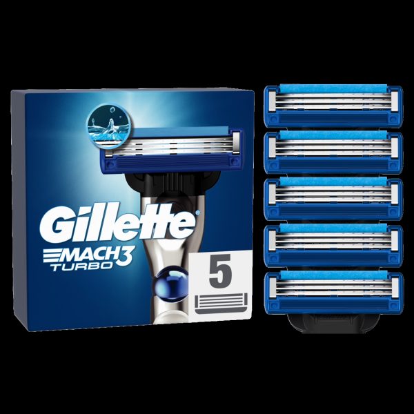 GILLETTE MACH3 TURBO CARTRIDGES BY5