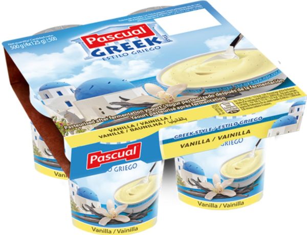 GREEK VANILLA YOGHURT 4X125GR