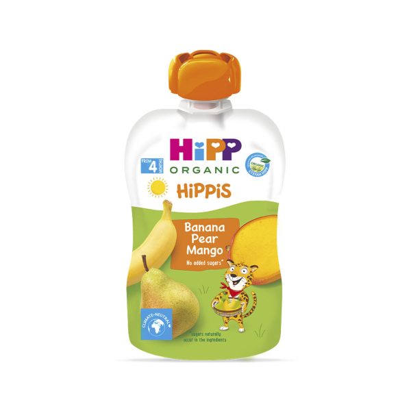 HIPP BANANA, PEAR & MANGO 100G