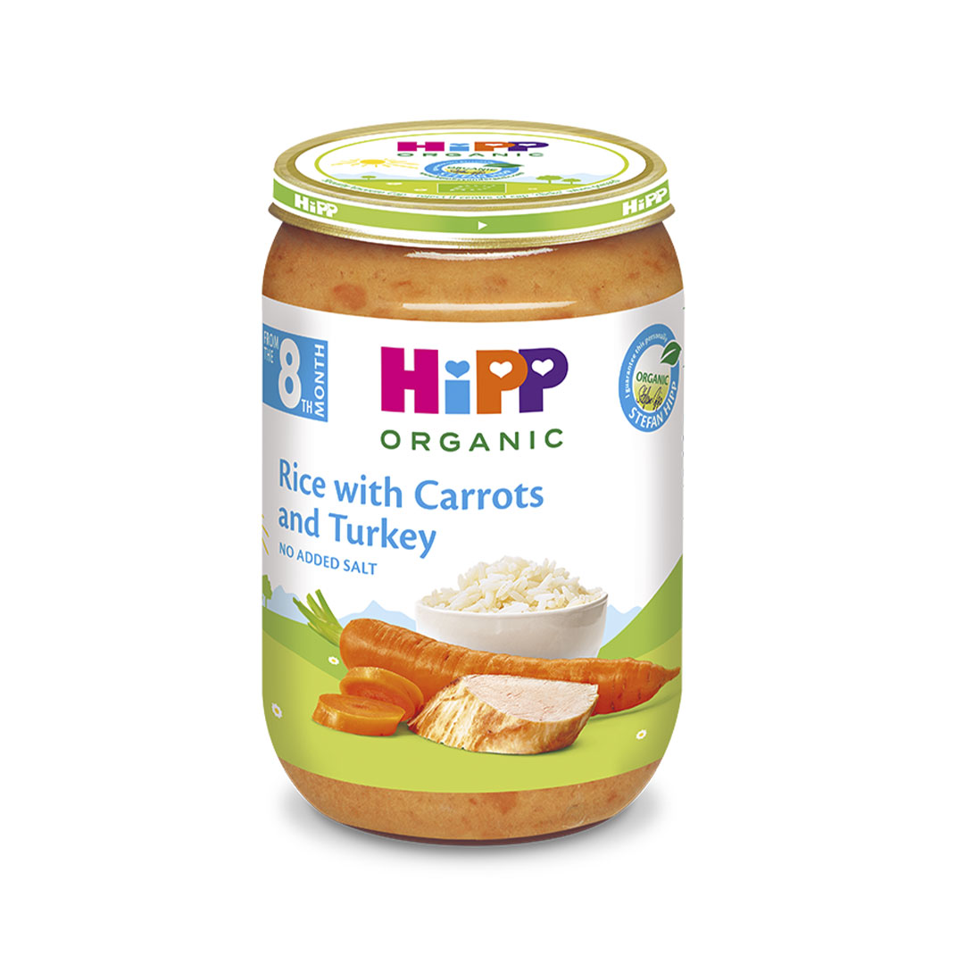 Hipp Rice HIPP RICE CARROTS W/TURKEY 220G – Ta' Ganza