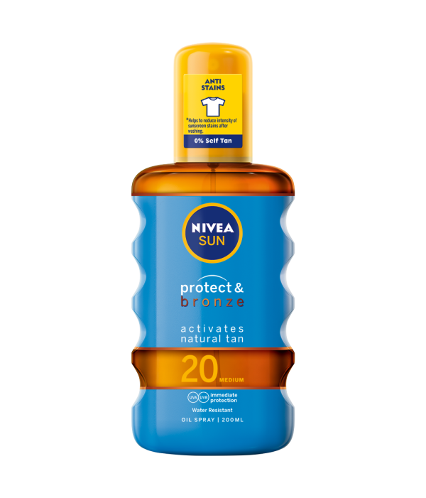 NIVEA SUN PROTECT&BRONZE OIL SPF20 200ML