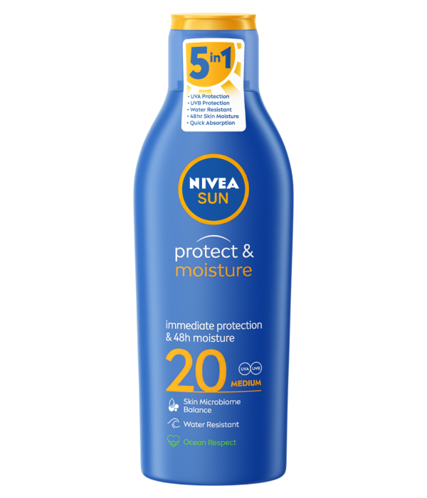 NIVEA SUN MOISTURISING LOTION 20 MEDIUM
