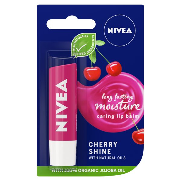 NIVEA LIP BALM CHERRY SHINE 4.8GR