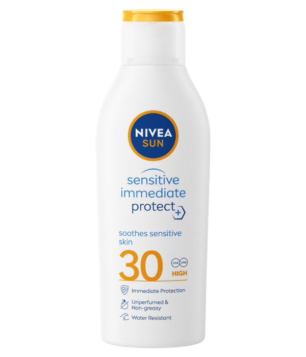 NIVEA SUN SENSITIVE IMMEDIATE PROTECT LOTION SPF30 200ML