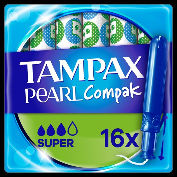 TAMPAX COMPAK PEARL SUPER X16