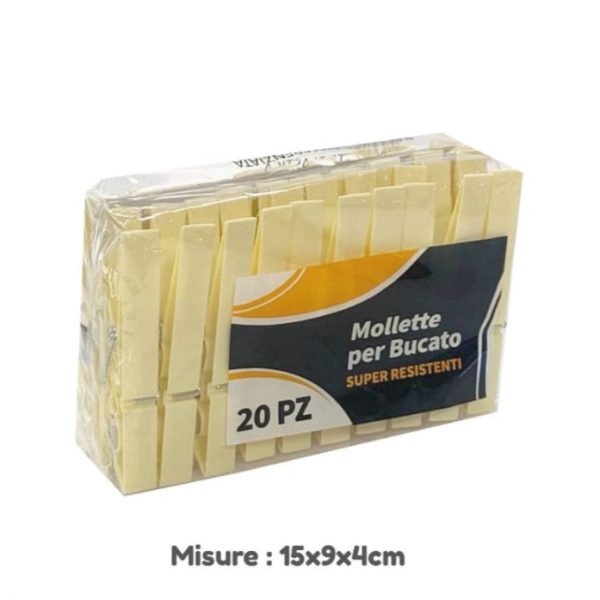 MOLLETTE LEGNO 20PEZZI