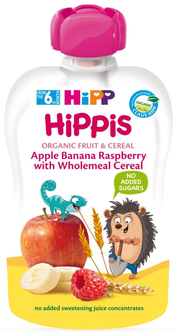 HIPP APPLE,BANANA,RASBERRY W/WMEAL CEREAL