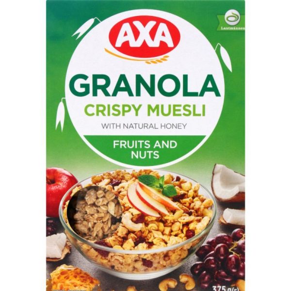 AXA CRISPY MUESLI 375GR FRUITS&NUT