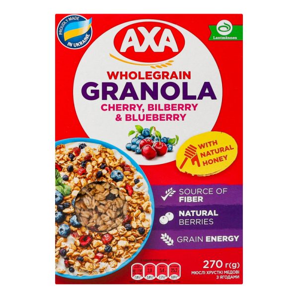 AXA CRISPY MUESLI 270GR BERRIES