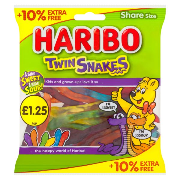 HARIBO TWIN SNAKES 154GR