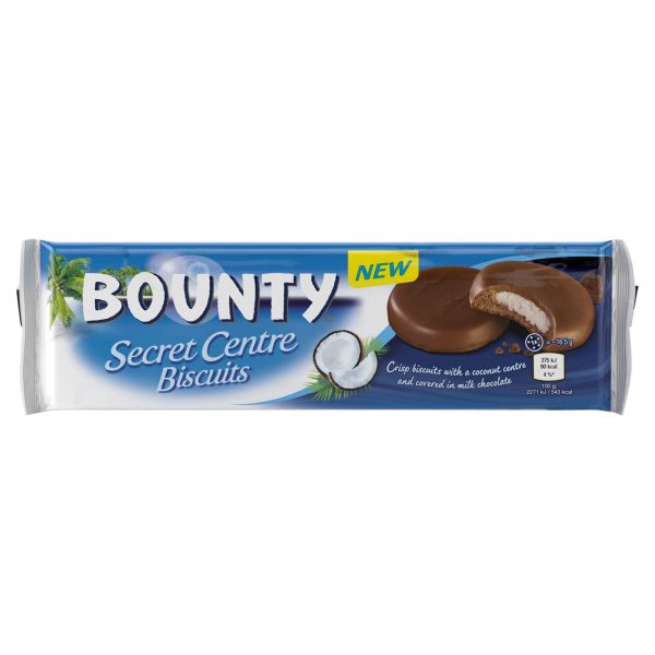 BOUNTY BISCUITS SECRET CENTRE 132GR