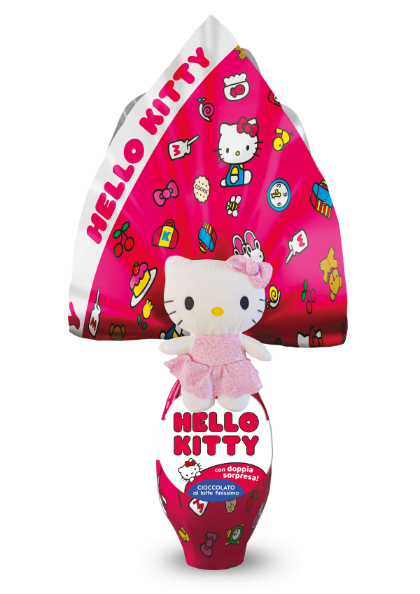EAS25 WALCOR EASTER EGG 300GR HELLO KITTY / TOY