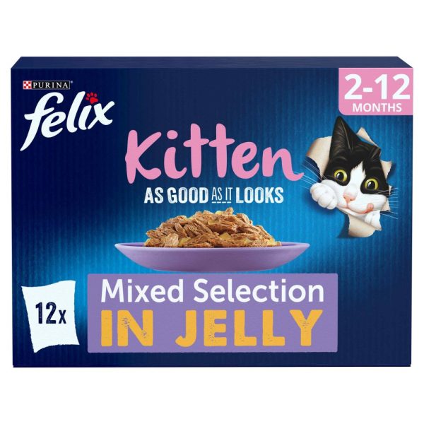 FELIX BOX KITTEN BEEF 12X85GR