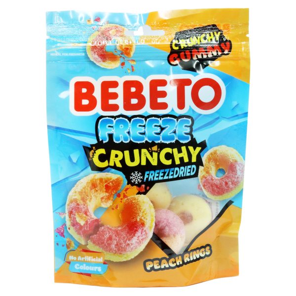 BEBETO PEACH RING FREEZE DRIED 35GR