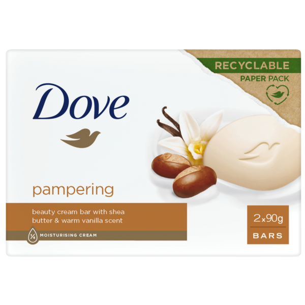 DOVE SOAP 2X100GRMS KARITE
