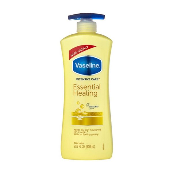 VASELINE LOTION 600ML ESS HEALING DRY SKIN
