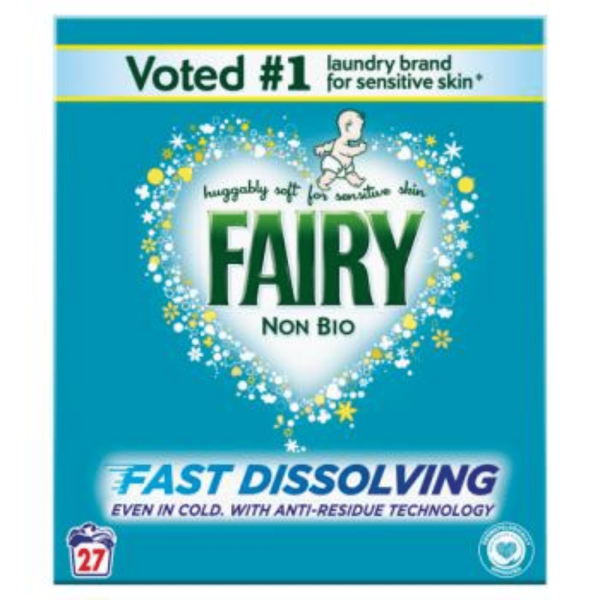 FAIRY POWDER NON-BIO 27WSH 1.62KG