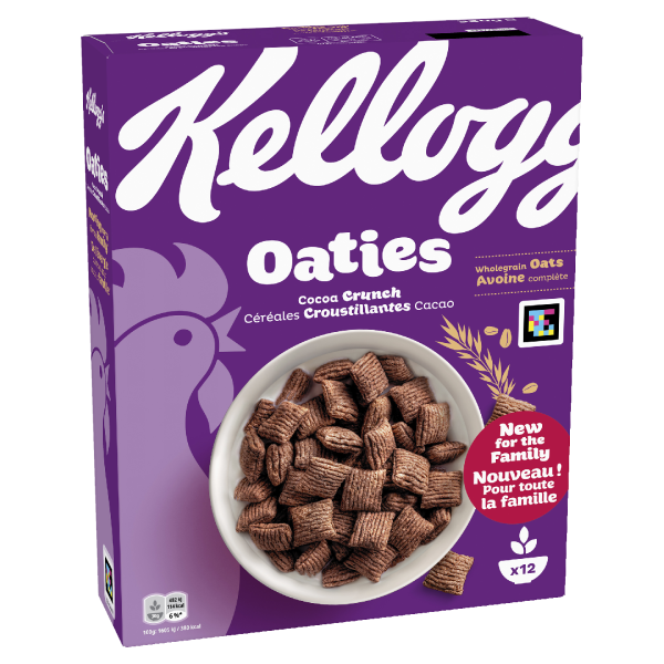 KELLOGGS OATIES 360GR CHOCOLATE