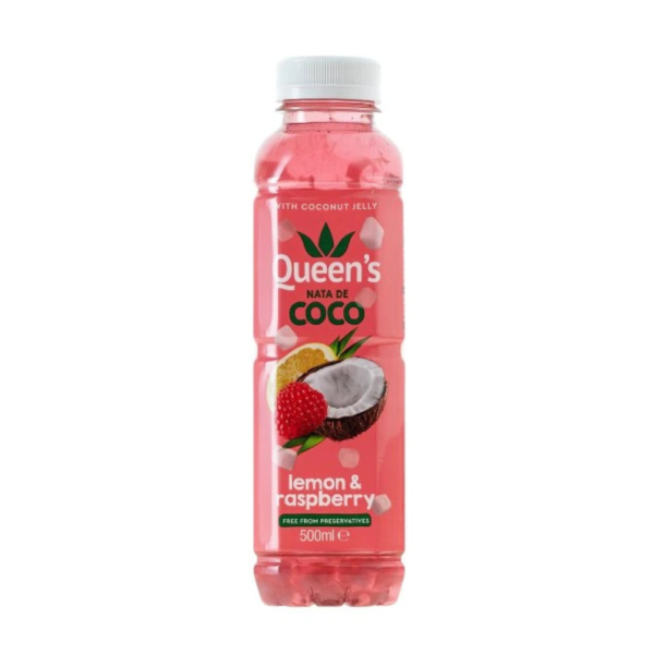 COCONUT WATER 500ML RASBERRY LEMON