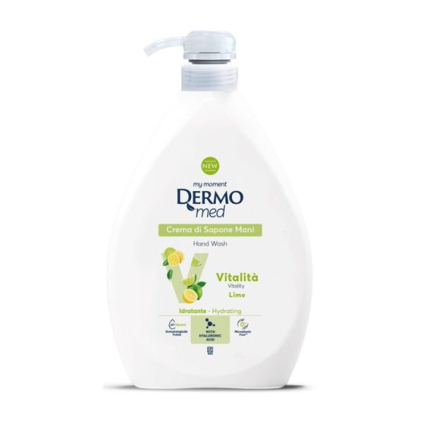 DERMOMED LIQUID HANDWASH 1LT VITALITA LIME