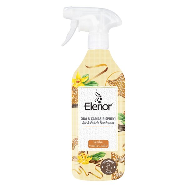 ELENOR AIR & FABRIC FRESHENER SPRAY 500ML VANILLA