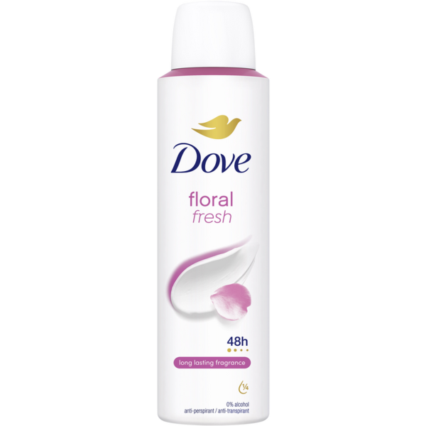 DOVE DEO SPRAY 150ML FLORAL