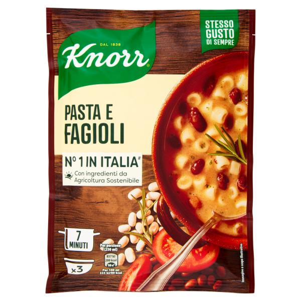 KNORR SOUP PASTA E FAGIOLI 182G