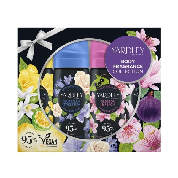 YARDLEY 2024 BODY SPRAY SET 4X50ML