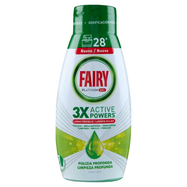 FAIRY PIATTI PLATINUM GEL 504ML PULIZIA PROF