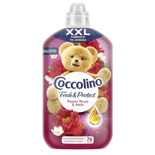 COCCOLINO 76WSH XXL PEONIA ROSSA&MELA