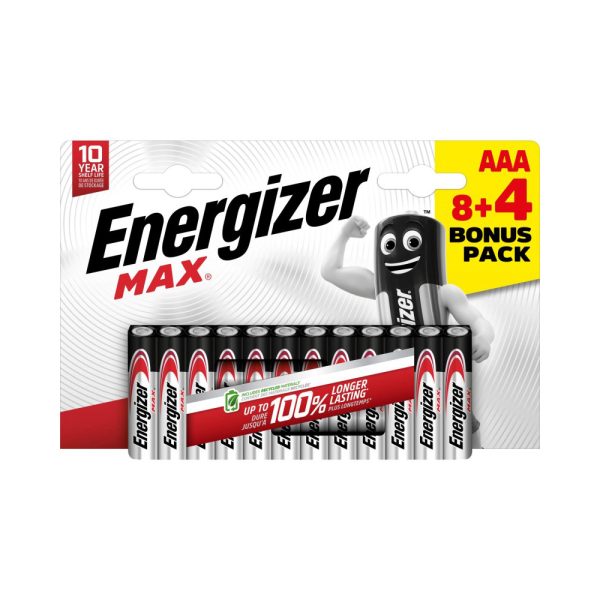 ENERGIZER MAX AAA 8+4