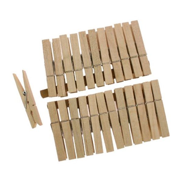 BEST CHOICE WOODEN PEGS X24